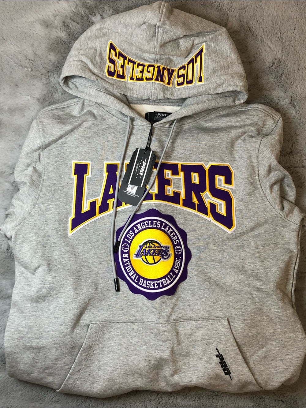 NWT Los Angeles Lakers Gray Hoodie